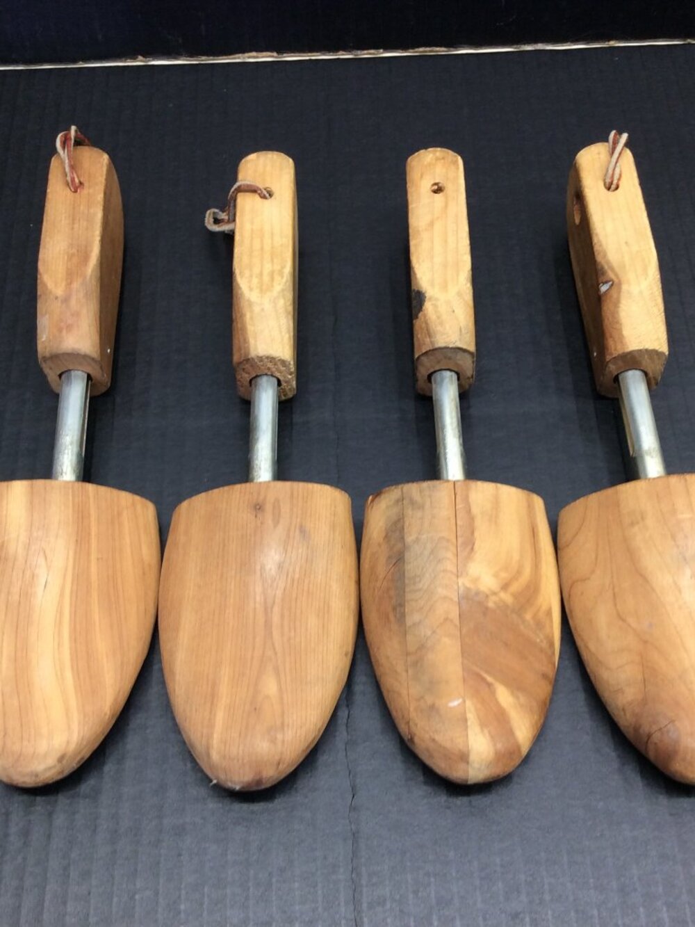 Rochester Cedar Shoe Trees Sz S Lot of 2 Pairs Adjustable Wood USA